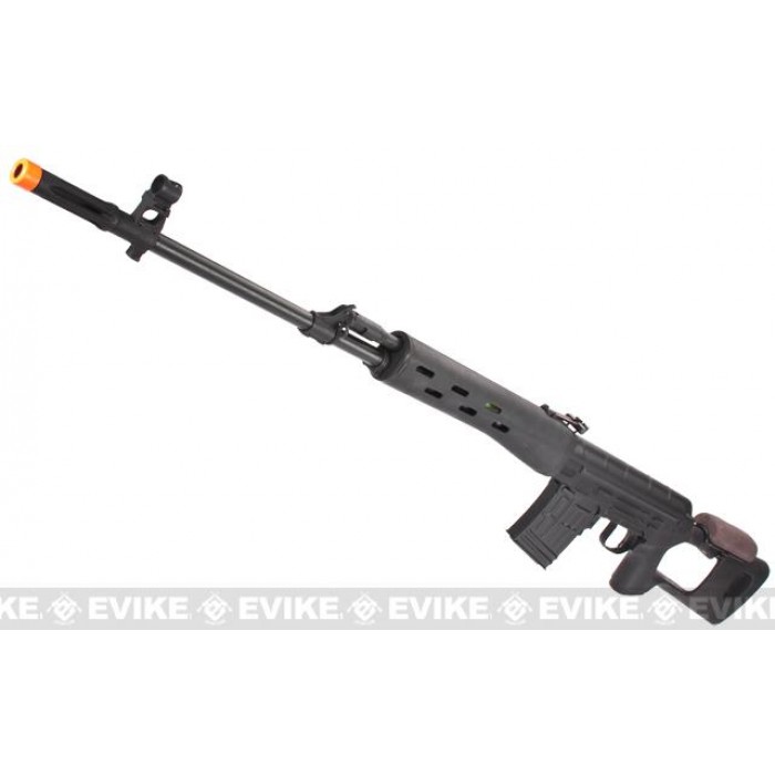 CYMA Standard Full Metal SVD Dragunov Airsoft AEG Sniper Rifle w/ Synthetic Furniture