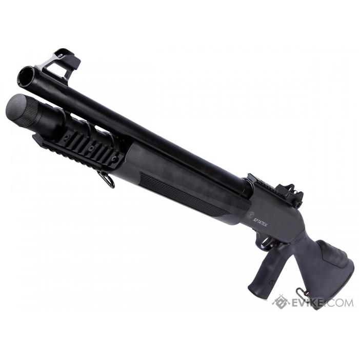 Cybergun FN Herstal Licensed SLP Tactical CO2 Powered 1/3 Shot Semi-Auto Airsoft Shotgun